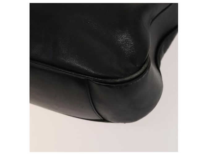 Borsa a spalla Gucci Bamboo in pelle 2 in 1 Nero Oro 001 1577 Auth 138325 - vista 14