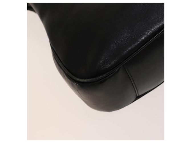 Borsa a spalla Gucci Bamboo in pelle 2 in 1 Nero Oro 001 1577 Auth 138325 - vista 15