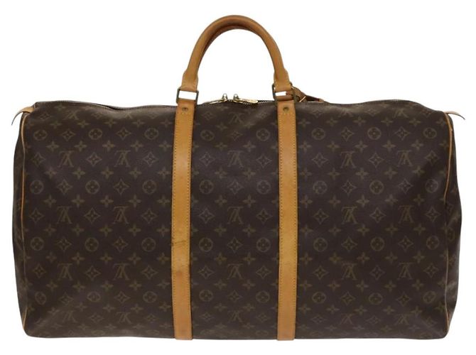 LOUIS VUITTON Borsa Boston Monogram Keepall 60 M41422 LV Auth 139174 Monogramma - vista 2