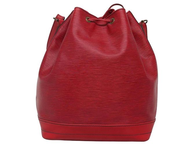 LOUIS VUITTON Borsa a Spalla Epi Noe Rossa M44007 LV Auth 136984 Rosso - vista 2