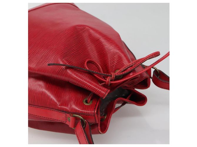 LOUIS VUITTON Borsa a Spalla Epi Noe Rossa M44007 LV Auth 136984 Rosso - vista 6