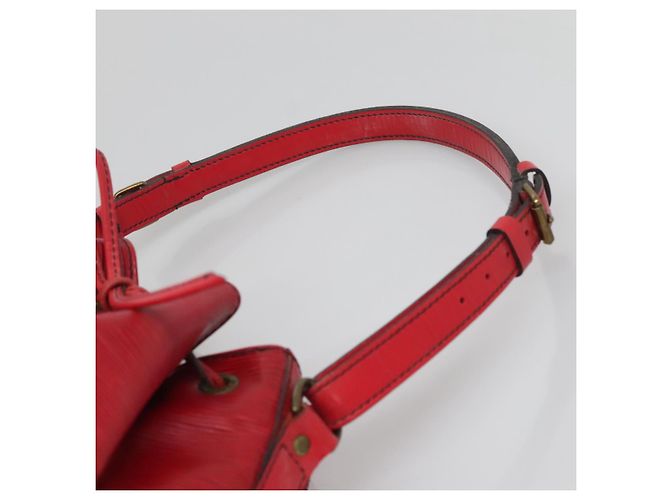 LOUIS VUITTON Borsa a Spalla Epi Noe Rossa M44007 LV Auth 136984 Rosso - vista 8