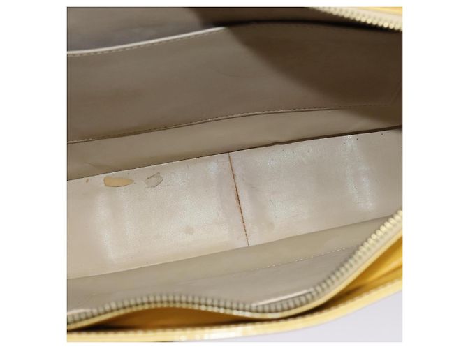LOUIS VUITTON Borsa Tote Columbus Monogram Vernis Beige M91023 LV Auth hk2890 - vista 10