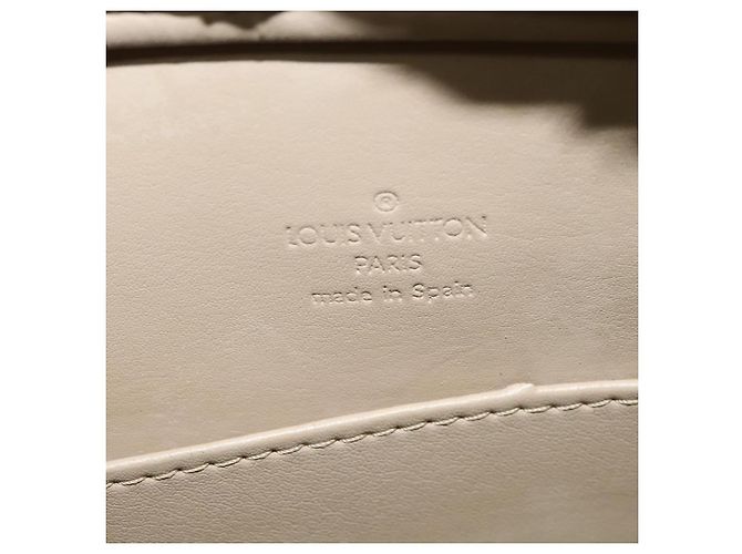 LOUIS VUITTON Borsa Tote Columbus Monogram Vernis Beige M91023 LV Auth hk2890 - vista 18