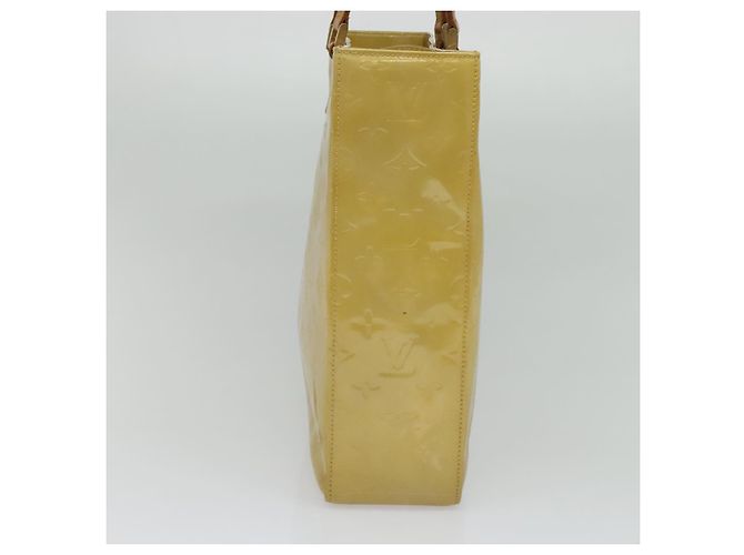 LOUIS VUITTON Borsa Tote Columbus Monogram Vernis Beige M91023 LV Auth hk2890 - vista 4