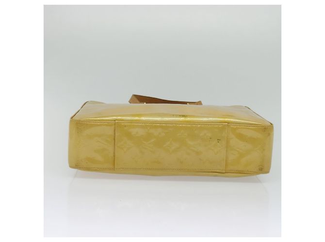 LOUIS VUITTON Borsa Tote Columbus Monogram Vernis Beige M91023 LV Auth hk2890 - vista 5