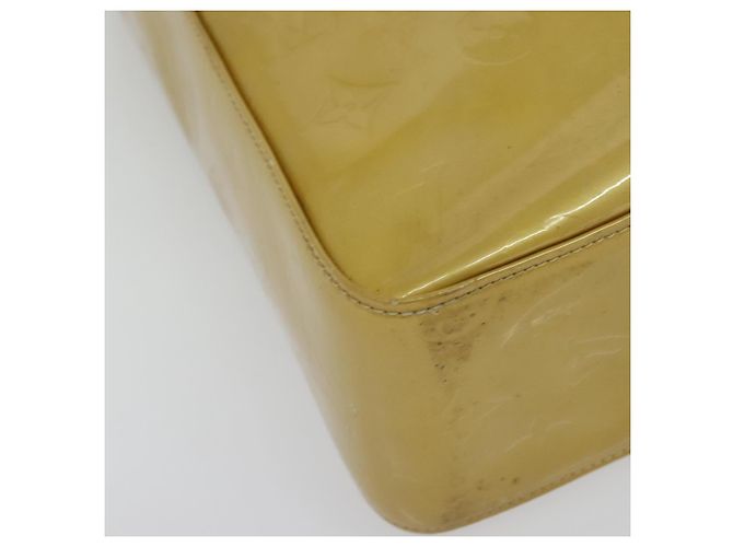 LOUIS VUITTON Borsa Tote Columbus Monogram Vernis Beige M91023 LV Auth hk2890 - vista 8