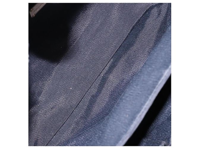 Borsa Tote Vala in Nylon Nero e Oro Salvatore Ferragamo Auth hk2909 D'oro - vista 11
