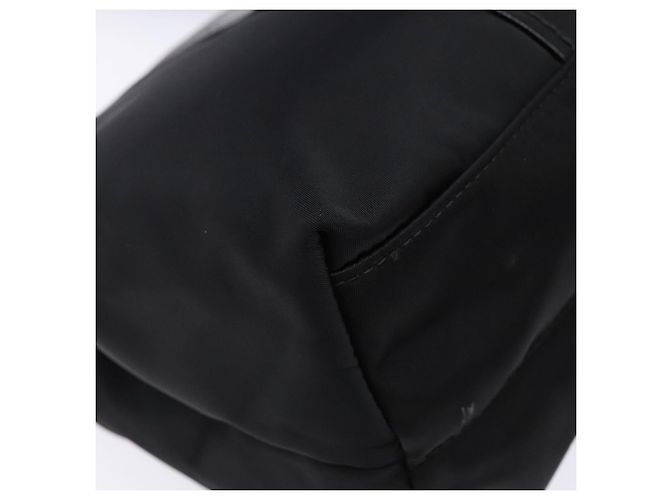Borsa Tote Vala in Nylon Nero e Oro Salvatore Ferragamo Auth hk2909 D'oro - vista 17