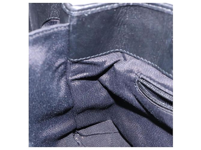 Borsa Tote Vala in Nylon Nero e Oro Salvatore Ferragamo Auth hk2909 D'oro - vista 20