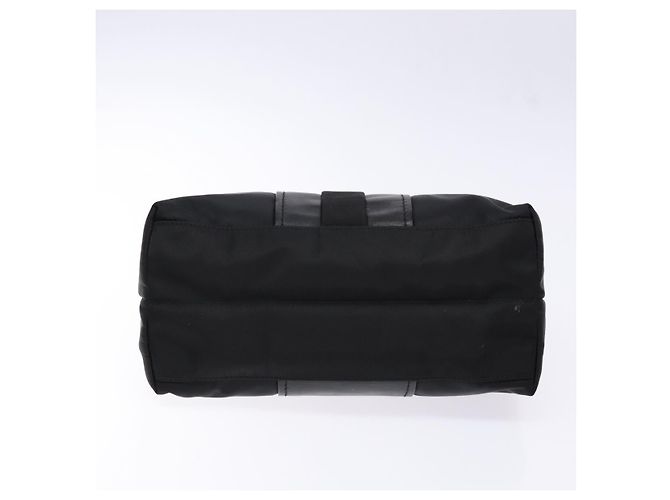 Borsa Tote Vala in Nylon Nero e Oro Salvatore Ferragamo Auth hk2909 D'oro - vista 5