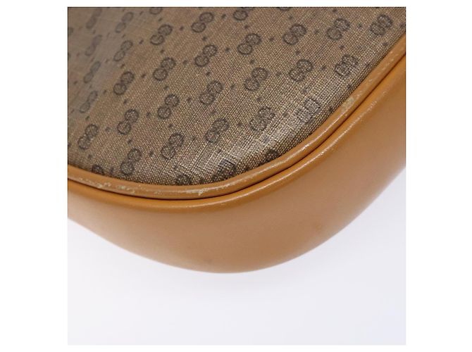 Gucci Borsa a spalla Micro GG Supreme in PVC Beige Oro Auth BA5021 D'oro - vista 11