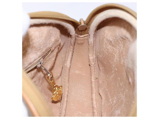 Gucci Borsa a spalla Micro GG Supreme in PVC Beige Oro Auth BA5021 D'oro - vista 18