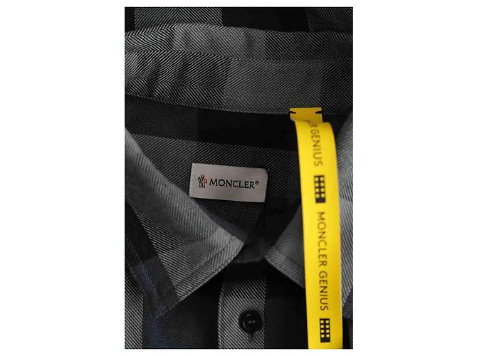 Moncler Graues Baumwollhemd - Ansicht 5