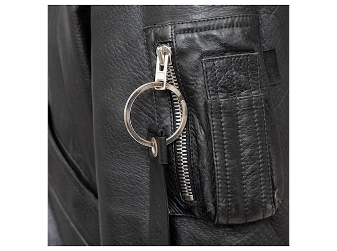 Givenchy Leather Bomber Jacket Black - view 12