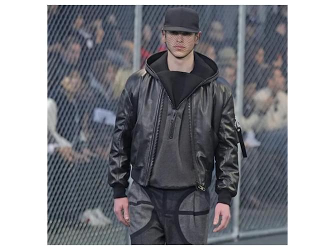 Givenchy Leather Bomber Jacket Black - view 2