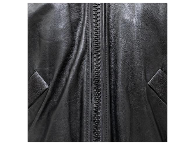 Givenchy Leather Bomber Jacket Black - view 7