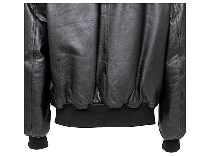 Givenchy Leather Bomber Jacket Black - view 9