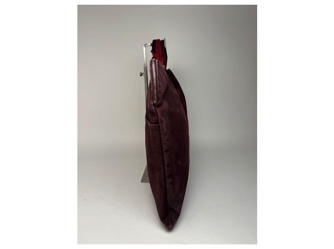 Borsa da viaggio in tela vintage Hermès viola Porpora - vista 7