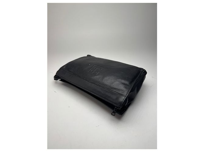 Clutch in pelle vintage Givenchy nera Nero - vista 10