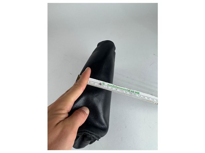 Clutch in pelle vintage Givenchy nera Nero - vista 13