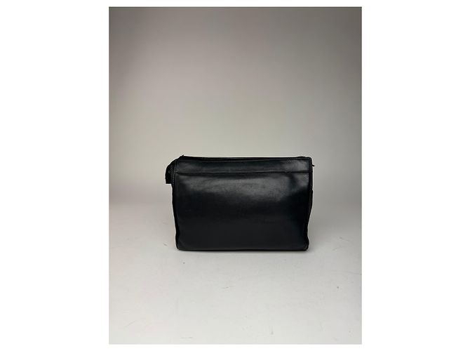Clutch in pelle vintage Givenchy nera Nero - vista 15