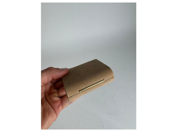 Céline Fermacravatta/fermacarte vintage Celine Paris Argento Oro - vista 8