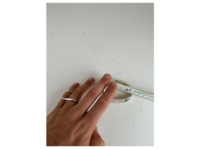 Céline Bracciale in plastica vintage Celine Paris Multicolore - vista 9