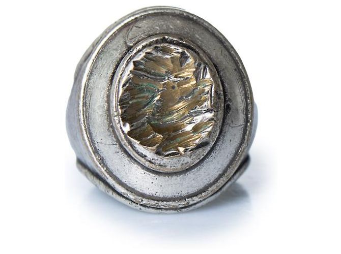 Autre Marque Maison Margiela, Silber- und Goldring - Ansicht 2