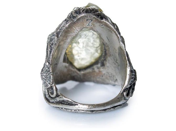 Autre Marque Lyly Erlandsson, L'anello a conchiglia invernale Argento Giallo - vista 5