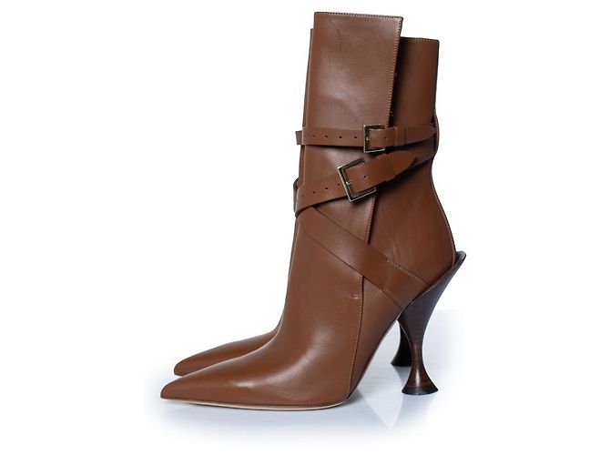 Botas pedestal Hadfield en marrón de Burberry Castaño - vista 2