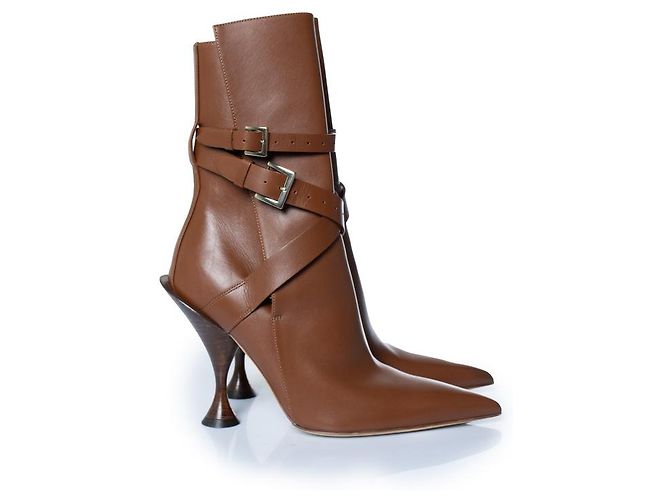 Botas pedestal Hadfield en marrón de Burberry Castaño - vista 4