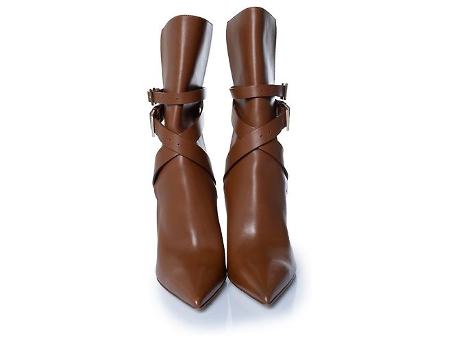 Botas pedestal Hadfield en marrón de Burberry Castaño - vista 5