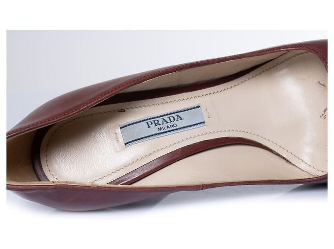 Prada, rote Plateauschuhe - Ansicht 8