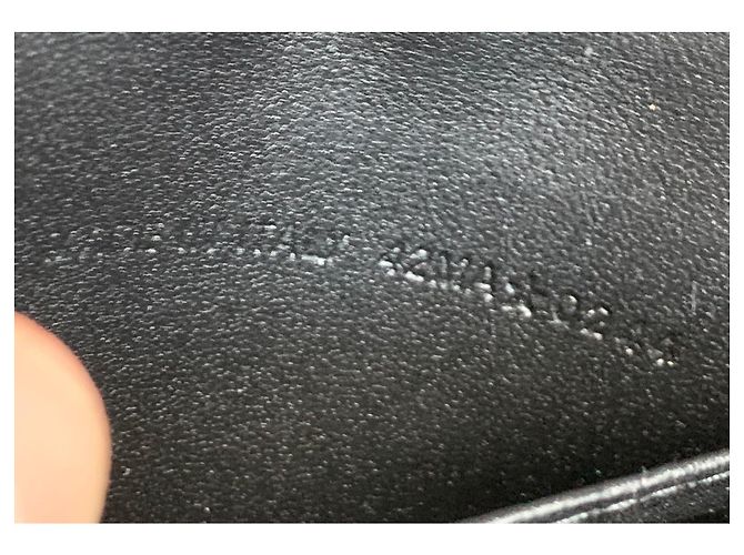 Dior Caro Kartenetui Schwarz Leder - Ansicht 3