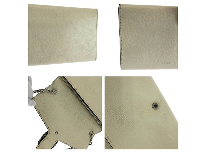 Borsa a Spalla in Pelle Dionysus di Gucci Bianco - vista 6