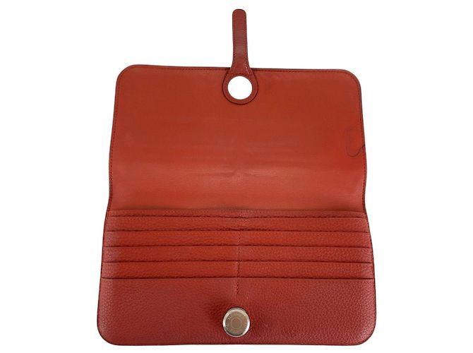 Portafoglio Long Dogon Hermès Rosso Argento - vista 10