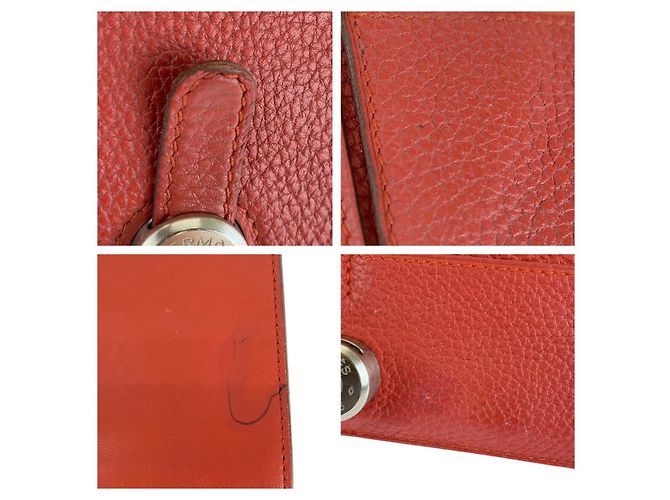 Portafoglio Long Dogon Hermès Rosso Argento - vista 7