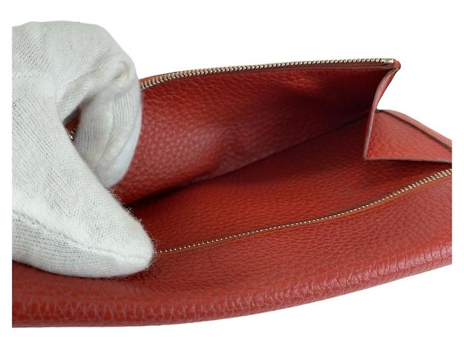 Portafoglio Long Dogon Hermès Rosso Argento - vista 9