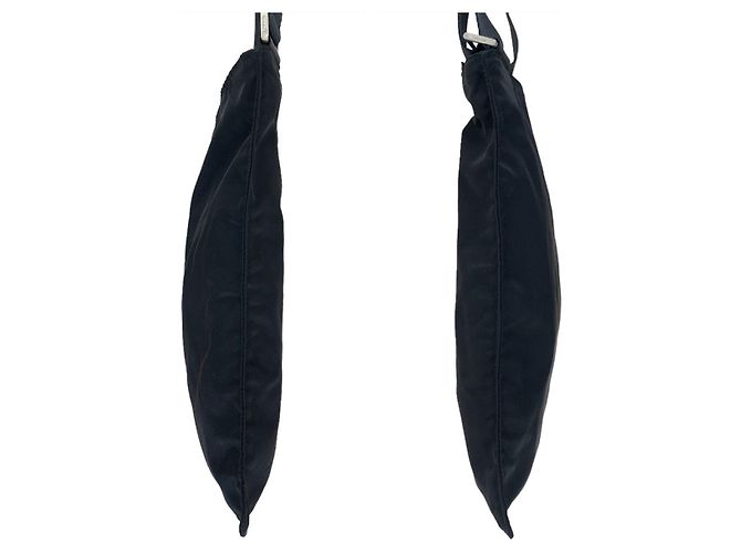 Bolsa transversal Prada em nylon tessuto com logo triangular Preto - vista 5