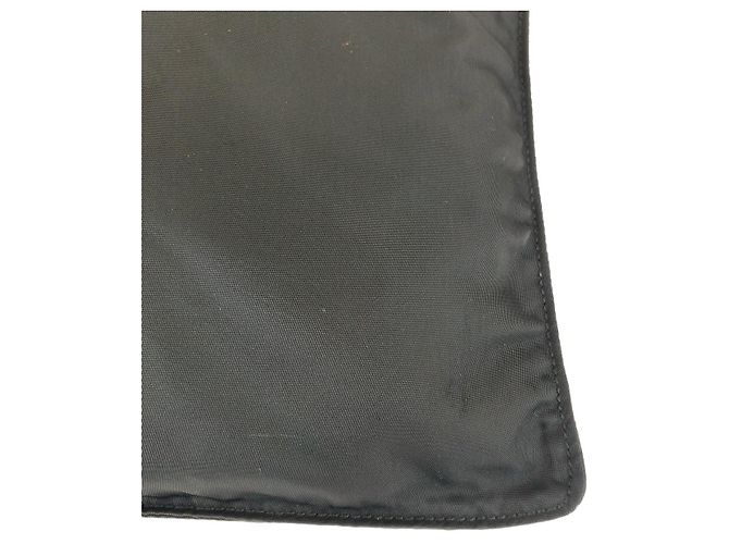 Bolsa transversal Prada em nylon tessuto com logo triangular Preto - vista 7