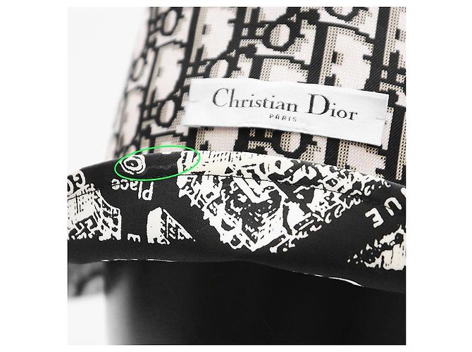 Cappello bucket Oblique Trotter Christian Dior Multicolore - vista 8