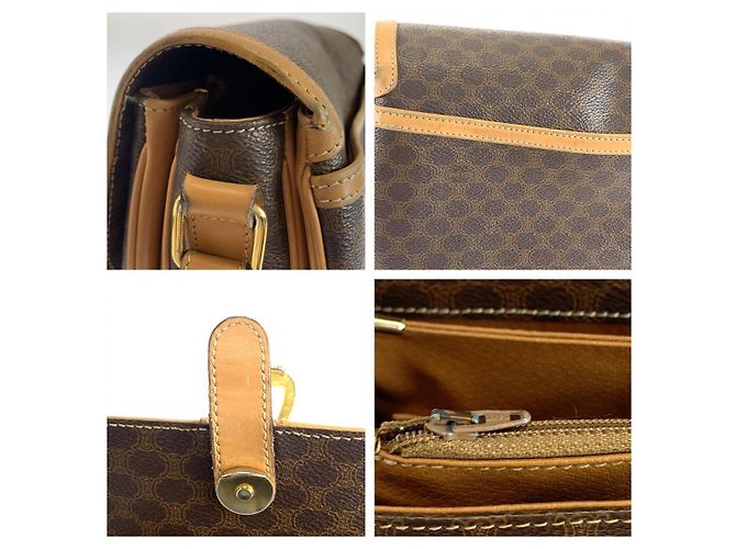 Céline Celine Vintage Macadam Schultertasche Braun - Ansicht 6