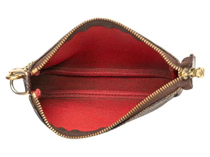 Mini Pochette Accessori Damier Louis Vuitton Marrone - vista 6