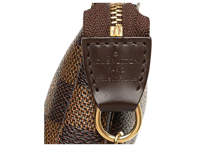 Mini Pochette Accessori Damier Louis Vuitton Marrone - vista 7