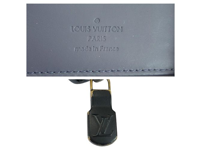 Louis Vuitton Monogram Shadow Zippy Wallet Blue - view 5