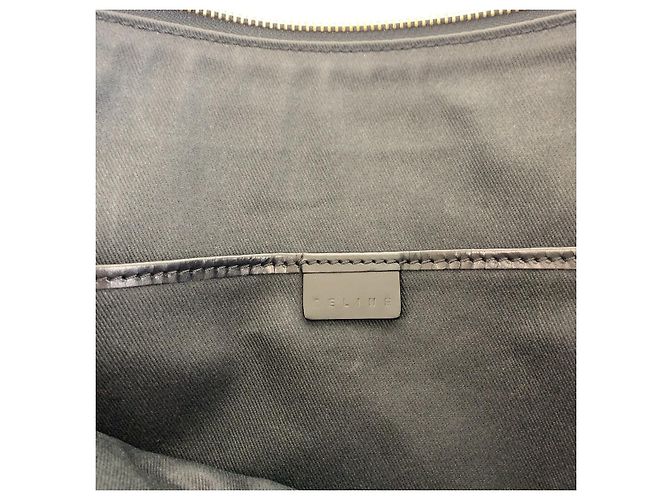 Céline Borsa tote in PVC Macadam vintage di Celine Marrone - vista 4