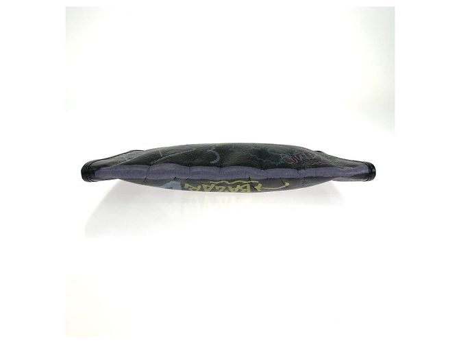 Clutch in pelle Balenciaga nera multicolore Nero - vista 10