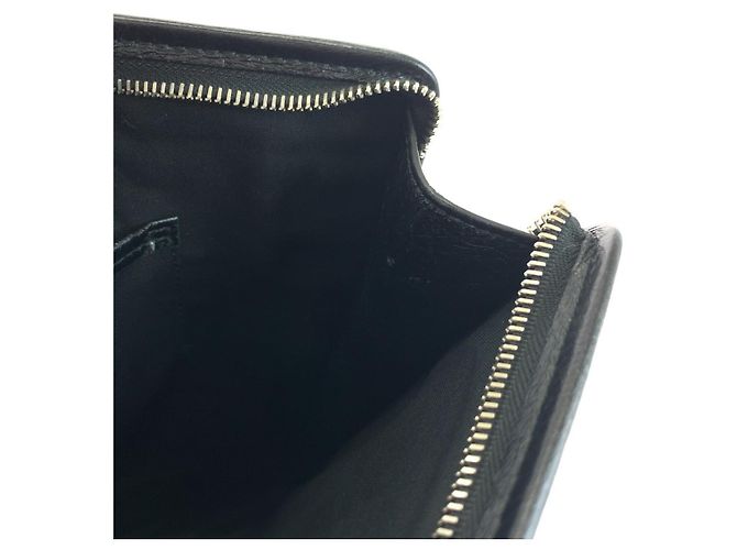 Clutch in pelle Balenciaga nera multicolore Nero - vista 7
