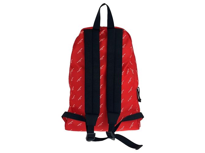 Zaino Explorer in nylon Balenciaga Rosso - vista 2